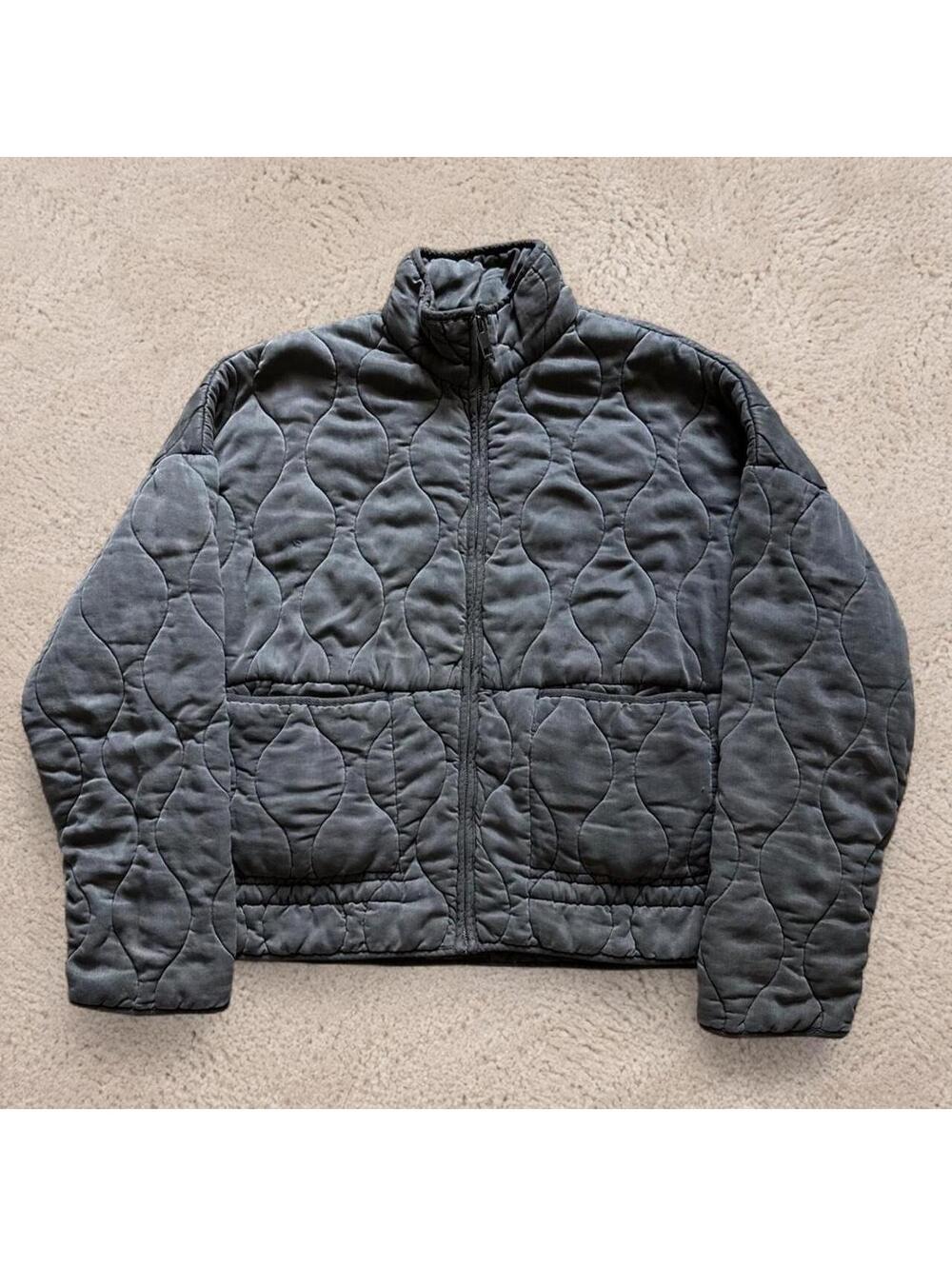 Zara Women's Grey and Blue Jacket